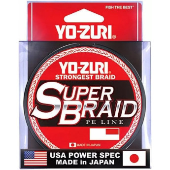 Плетеный шнур YO-ZURI PE SUPERBRAID 150YDS Yellow 40Lbs (0.32mm)
